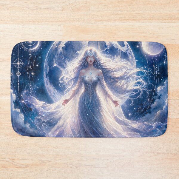 Item preview, Lunar Feminine - Sea and Moon Goddess designed and sold by FriskyLemur.