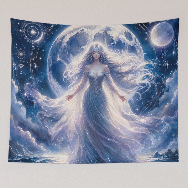 Item preview, Lunar Feminine - Sea and Moon Goddess designed and sold by FriskyLemur.