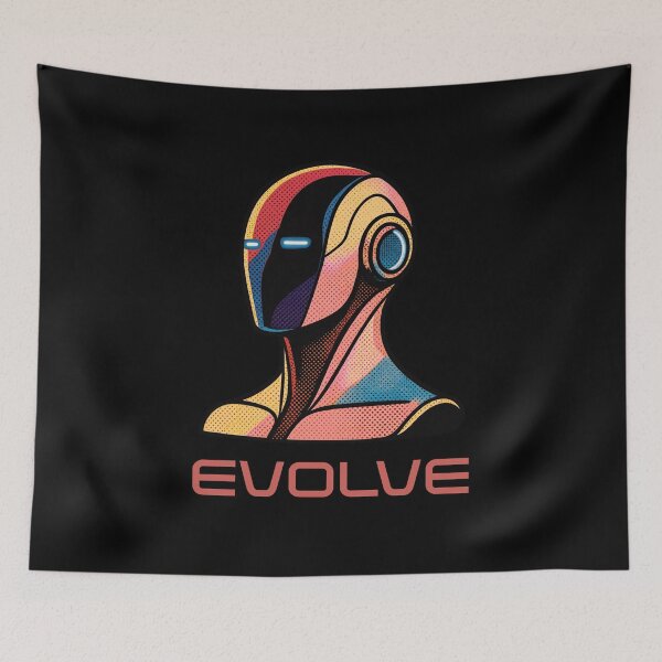 Item preview, EVOLVE Humanoid Robot Evolution T-Shirt | Future of AI & Human Innovation designed and sold by TEEJAMBOREE.