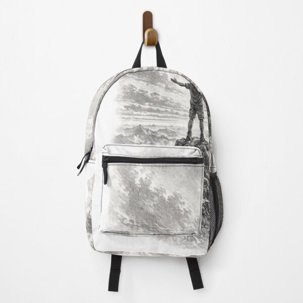 Item preview, Mountain Summit Pencil Sketch – Rise Above Yourself Inspiration designed and sold by CMA Design Studio.