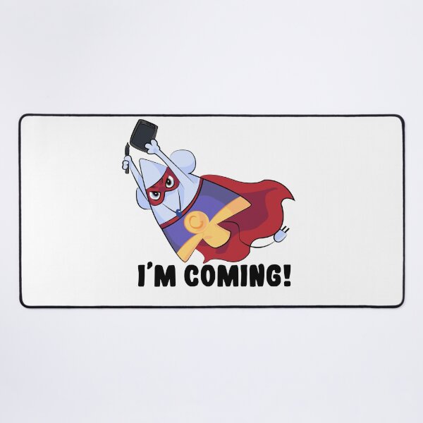 Item preview, I'm Coming! | Funny Superhero Mouse for Programmers & IT Support designed and sold by Mammoths.