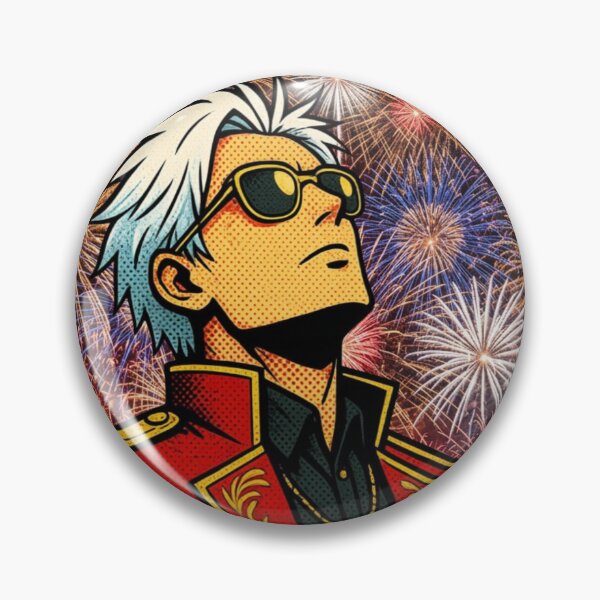 Item preview, Samurai watching fireworks  designed and sold by PurePurpose.