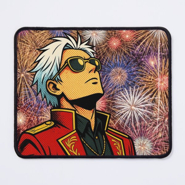 Item preview, Samurai watching fireworks designed and sold by PurePurpose.