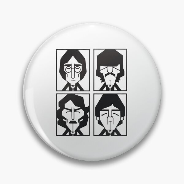 Item preview, Minimalist Classic Rock Band Four Panel Geometric Art designed and sold by Macias123.