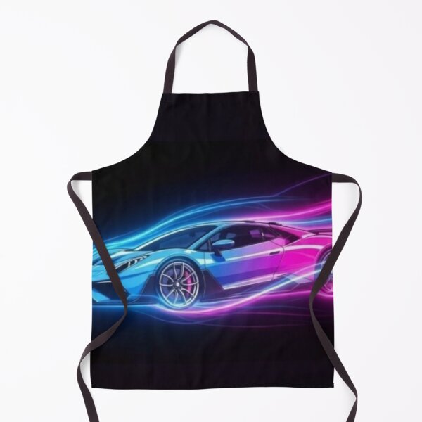 Item preview, Neon light trails racing art designed and sold by Nexus Space.