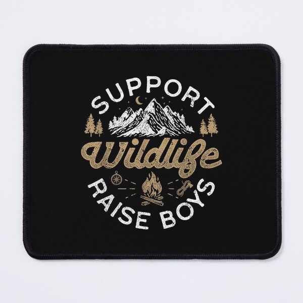 Item preview, Support Wildlife Raise Boys - Vintage Mountain Campfire designed and sold by Shopeon Designs.