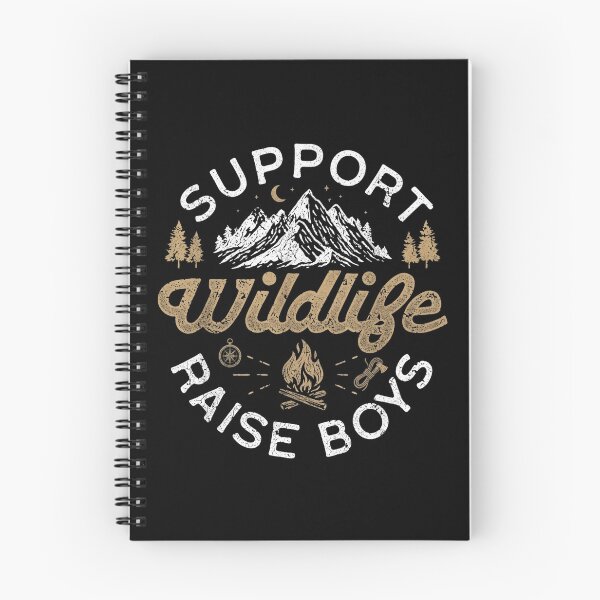 Item preview, Support Wildlife Raise Boys - Vintage Mountain Campfire designed and sold by Shopeon Designs.