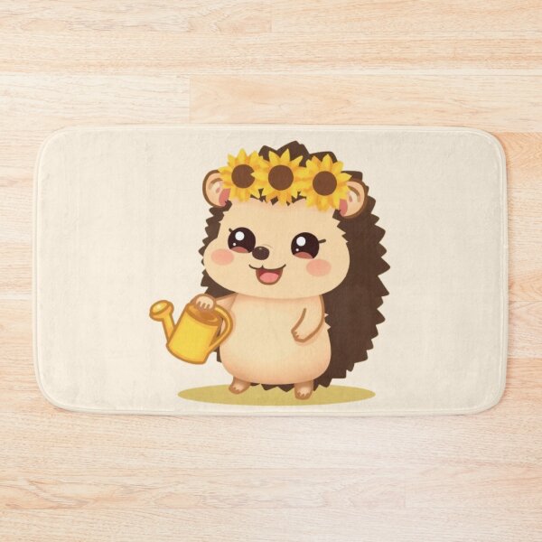 Item preview, Cute Sunflower Hedgehog Kawaii Sticker | Adorable Garden Animal Gift designed and sold by Stylestickers55.