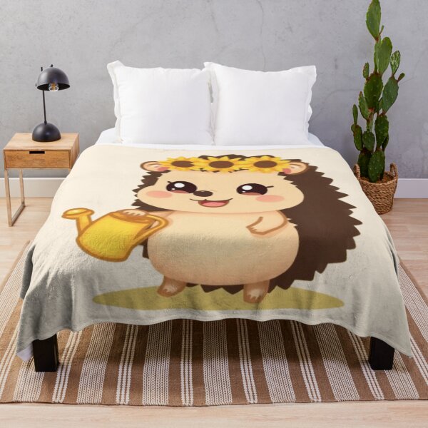Item preview, Cute Sunflower Hedgehog Kawaii Sticker | Adorable Garden Animal Gift designed and sold by Stylestickers55.