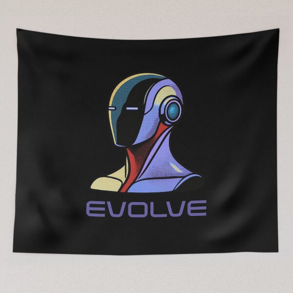 Item preview, EVOLVE Humanoid Robot Evolution T-Shirt | Future of AI & Human Innovation designed and sold by TEEJAMBOREE.
