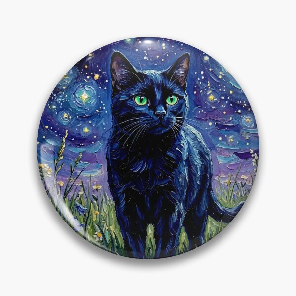 Item preview, Amongst The Flowers - Black Cat designed and sold by AjaTrier.