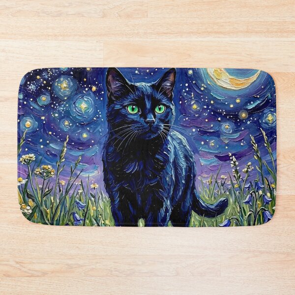 Item preview, Amongst The Flowers - Black Cat designed and sold by AjaTrier.