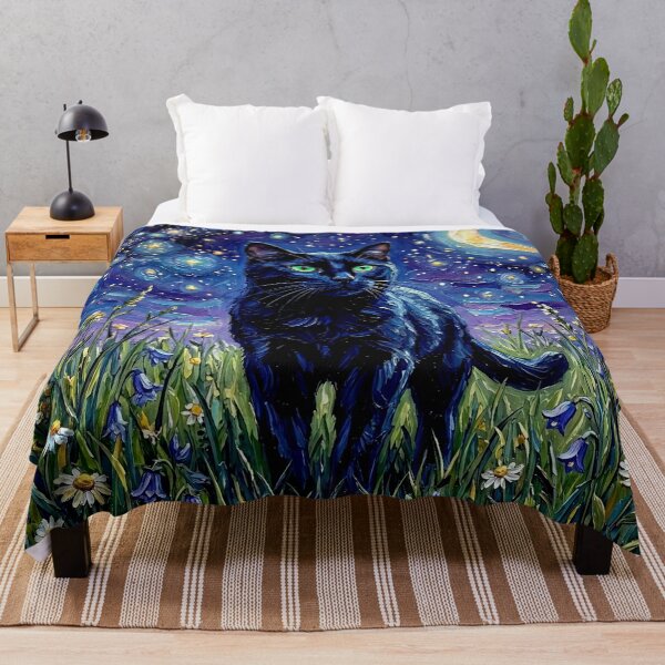 Item preview, Amongst The Flowers - Black Cat designed and sold by AjaTrier.