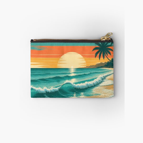 Item preview, Vintage Tropical Beach Sunset designed and sold by ByMorad.