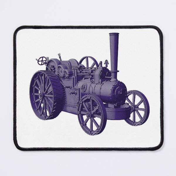 Item preview, Steam Tractor - Vintage Engineering Illustration Poste designed and sold by brucebrazil.