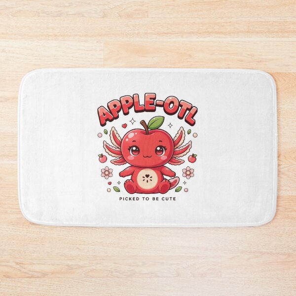 Item preview, Apple-Otl Kawaii Apple Axolotl T-Shirt – Cute Cottagecore Fruit Animal Gift for Kawaii Lovers, Cozy Girls & Apple Fans designed and sold by GemBob Creations.