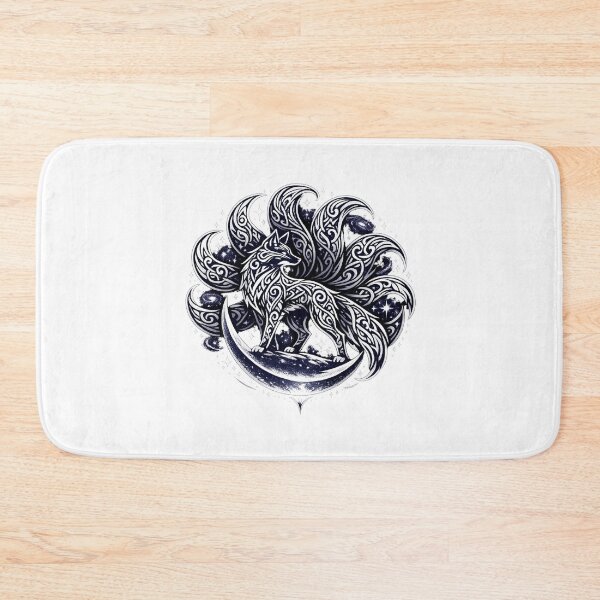 Item preview, Celestial Nine-Tailed Fox | Kitsune Moon Spirit | Cosmic Japanese Mythology designed and sold by MrDev.