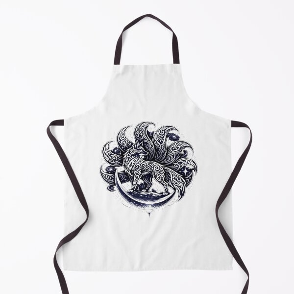 Item preview, Celestial Nine-Tailed Fox | Kitsune Moon Spirit | Cosmic Japanese Mythology designed and sold by MrDev.