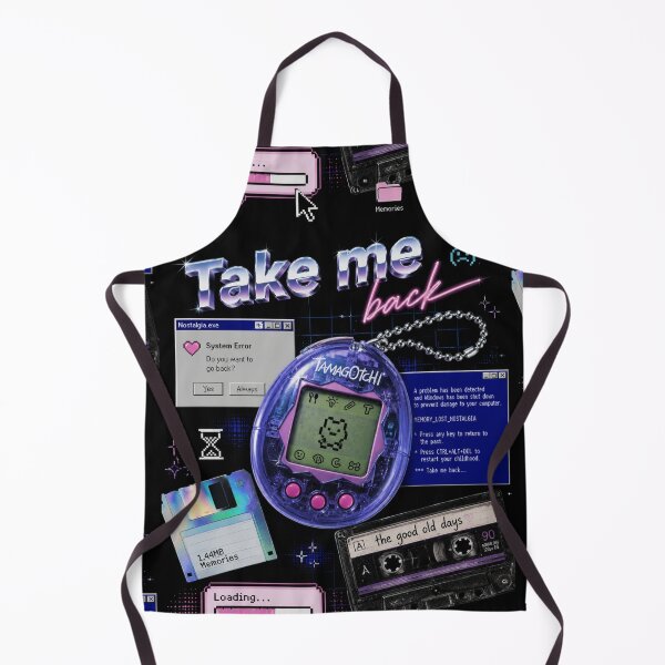 Item preview, Take Me Back Y2K Retro Tamagotchi PNG | Cyber Nostalgia Windows 95 Vaporwave Vintage Tech Digital Download designed and sold by LuxeBuzz.
