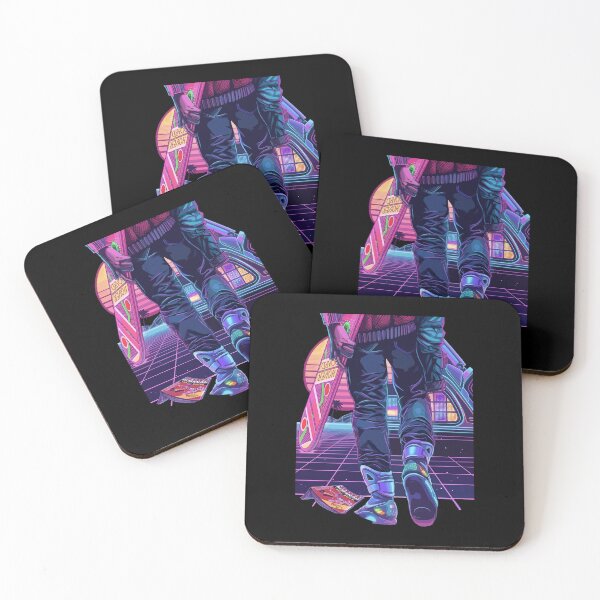 Item preview, Marty y su aeropatín | Regreso al futuro | Estilo synthwave | budflux.com designed and sold by Budflux.