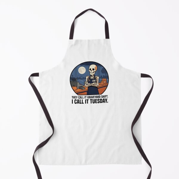 Item preview, Graveyard Shift Skeleton Cashier Funny Halloween Night Shift funny cashier gift designed and sold by Lulustarfox.