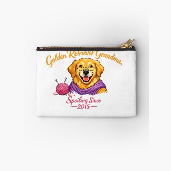 Item preview, Golden Retriever Grandma Spoiling Since 2015 – Funny Dog Grandma Gift Shirt with Glasses & Scarf designed and sold by Sahil Randhawa.