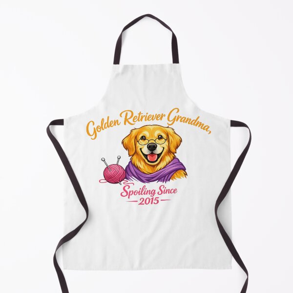 Item preview, Golden Retriever Grandma Spoiling Since 2015 – Funny Dog Grandma Gift Shirt with Glasses & Scarf designed and sold by Sahil Randhawa.