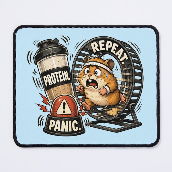 Item preview, Funny Hamster Wheel Cardio Workout designed and sold by Gentlestate.