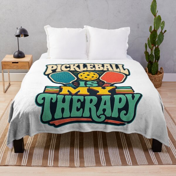 Item preview, Pickleball Is My Therapy Retro Sport designed and sold by Mr Lee.