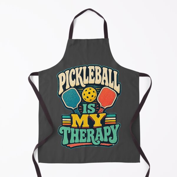 Item preview, Pickleball Is My Therapy Retro Sport designed and sold by Mr Lee.