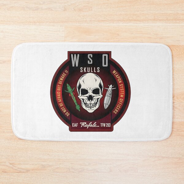 Item preview, EAF TFW 203 Rafale WSO Skulls Weapon System Officers Emblem designed and sold by CharlieDesings.