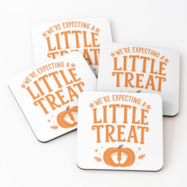 Item preview, We’re Expecting A Little Treat Halloween Baby Reveal designed and sold by FreshVibe Prints.