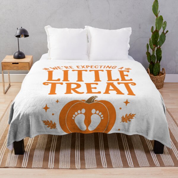 Item preview, We’re Expecting A Little Treat Halloween Baby Reveal designed and sold by FreshVibe Prints.