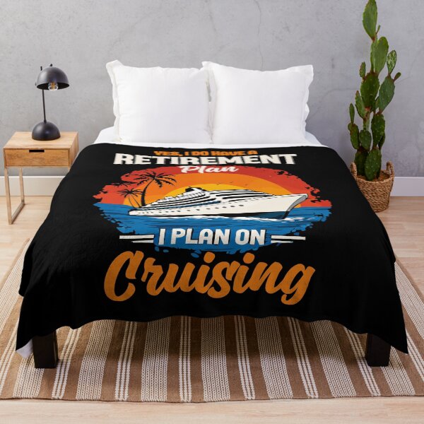 Item preview, Yes I Do Have A Retirement Plan I Plan On Cruising - Funny Cruise Ship Art designed and sold by BendyBeasts.
