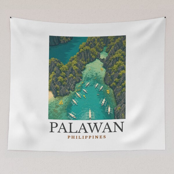 Item preview, Palawan - Philippines  designed and sold by GoodOldVintage.