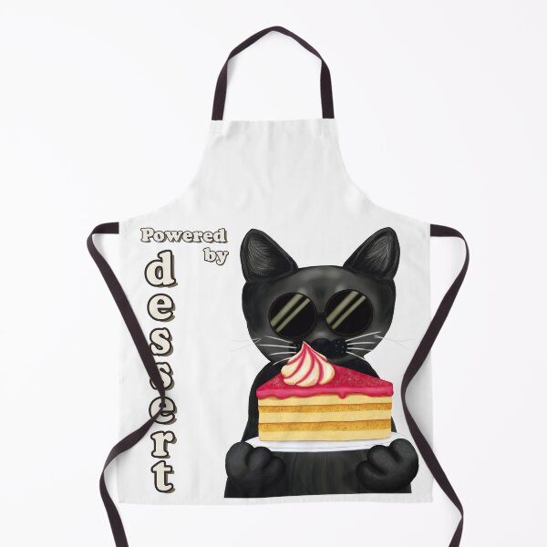 Item preview, Powered by Dessert | Cool Black Cat Cake designed and sold by More Prussian Blue.