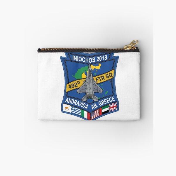 Item preview, USAF 492nd Fighter Squadron Iniochos 2018 Exercise Commemorative Patch designed and sold by CharlieDesings.