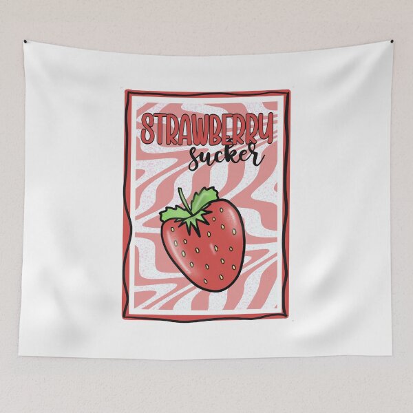 Item preview, Strawberry Sucker Print designed and sold by mcmosesart.
