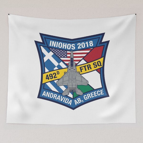 Item preview, 492nd Fighter Squadron Iniochos 2018 Variant Deployment Graphic designed and sold by CharlieDesings.