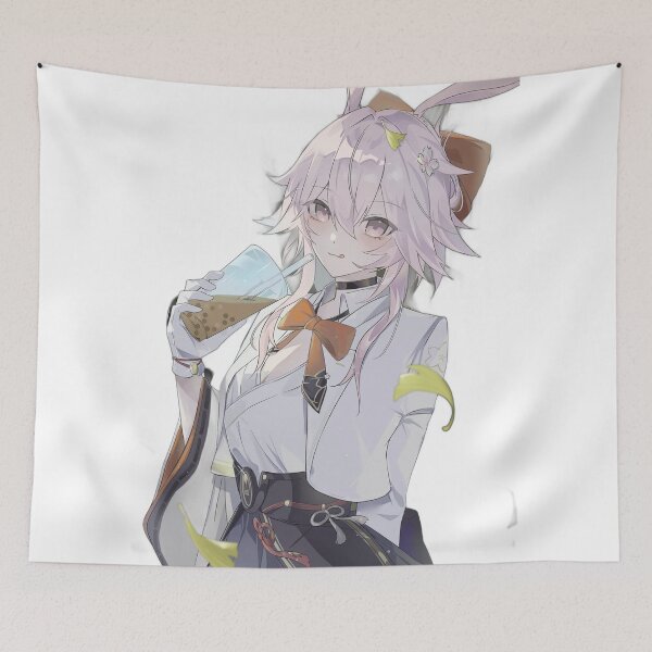 Item preview, Evanescia Drinking Bubble Tea Honkai Star Rail designed and sold by KomiArts.