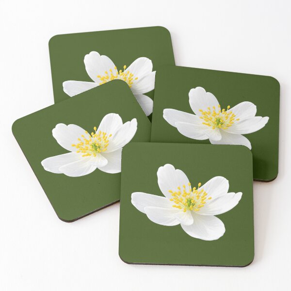 Item preview, Elegant White Anemone Flower Botanical Design designed and sold by Nawi32.
