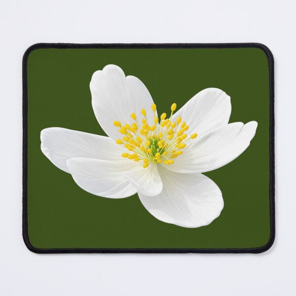 Item preview, Elegant White Anemone Flower Botanical Design designed and sold by Nawi32.