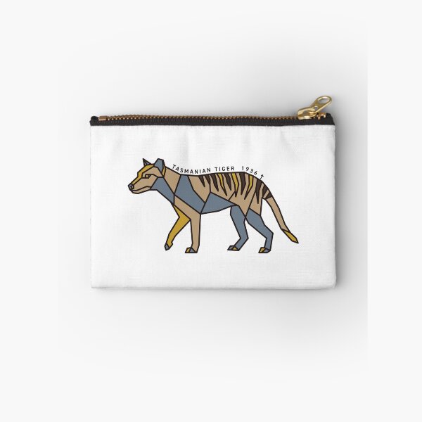Item preview, Geometric Tasmanian Tiger - Mustard & Grey Accents designed and sold by AnimalsKnowAll.