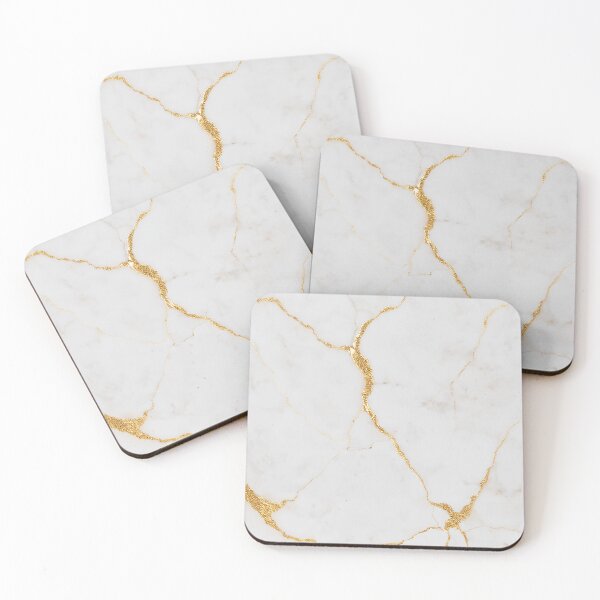 Item preview, White and Gold Marble designed and sold by StudioForge.