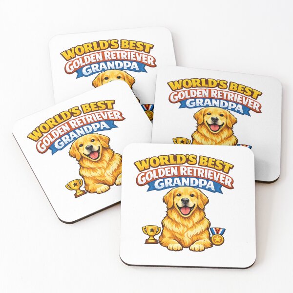Item preview, World's Best Golden Retriever Grandpa – Trophy & Medal Champion Dog Grandpa Gift Shirt designed and sold by Sahil Randhawa.