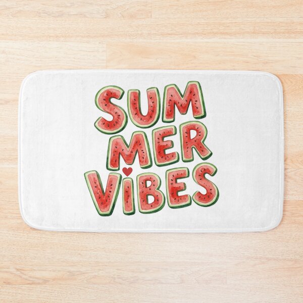 Item preview, Watercolor Watermelon Summer Vibes Typography Art designed and sold by VibranPalette.