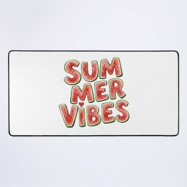 Item preview, Watercolor Watermelon Summer Vibes Typography Art designed and sold by VibranPalette.