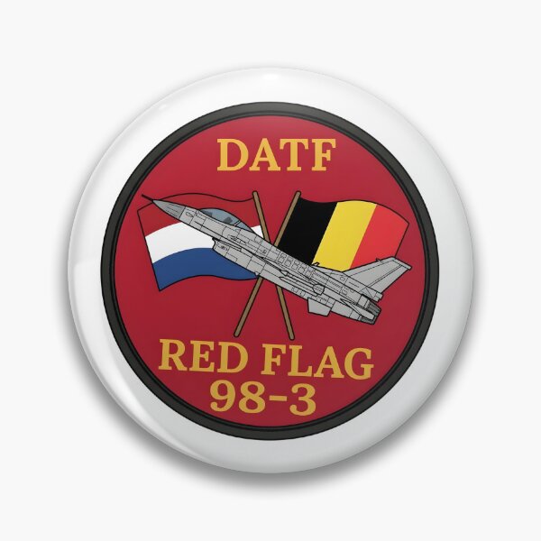 Item preview, DATF Red Flag 98-3 Deployment Patch designed and sold by CharlieDesings.