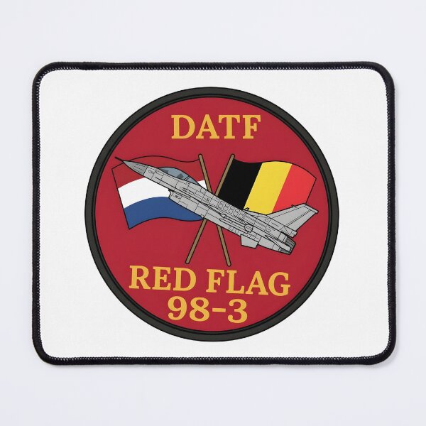 Item preview, DATF Red Flag 98-3 Deployment Patch designed and sold by CharlieDesings.