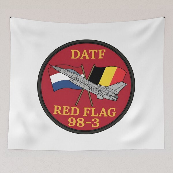 Item preview, DATF Red Flag 98-3 Deployment Patch designed and sold by CharlieDesings.